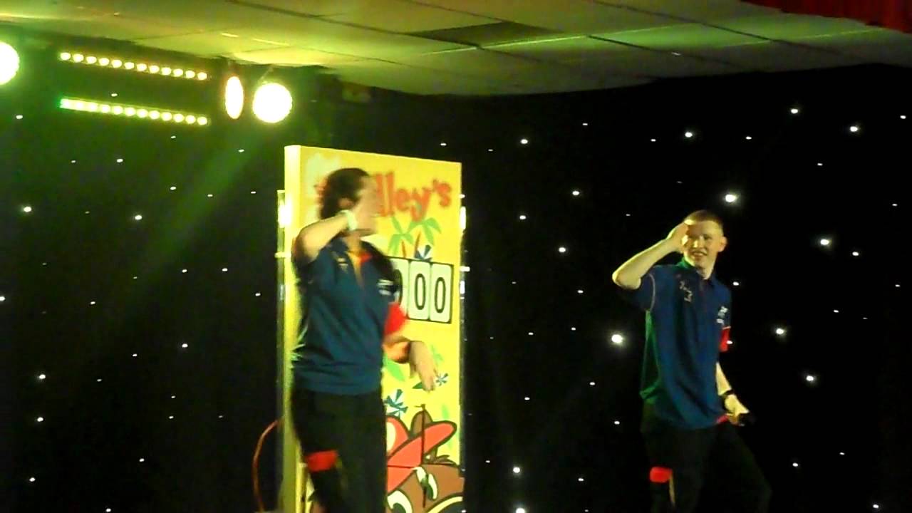 funstar katie and chris dancing to chichiwah