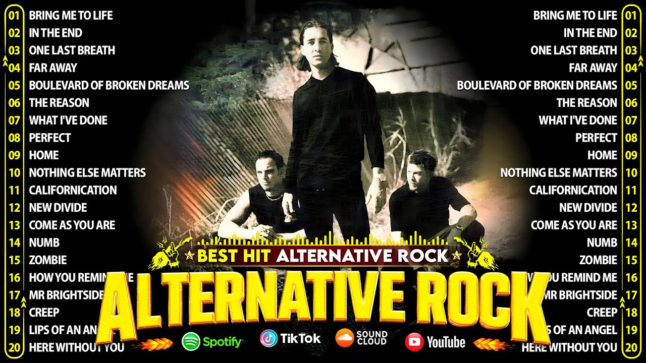 Creed, Simple Plan, Hoobastank, The Calling, Howie Day, Linkin Park || BEST ALTERNATIVE ROCK 2000's