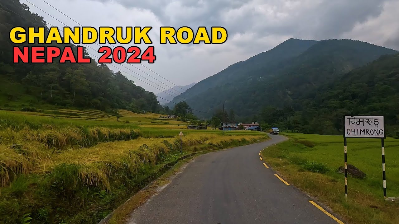 🇳🇵Ghandruk Road LIVE Main Road Condition 2024🇳🇵 - 4K HDR NEPAL