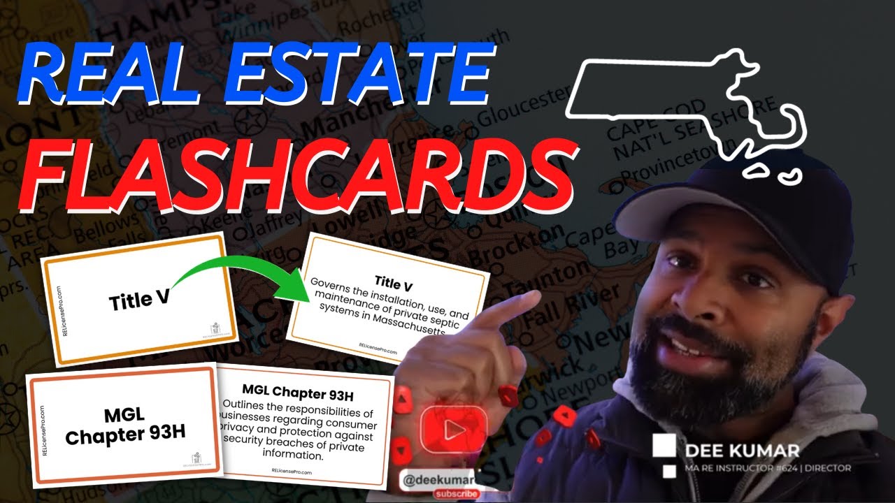Massachusetts Real Estate Exam Vocabulary Flashcards