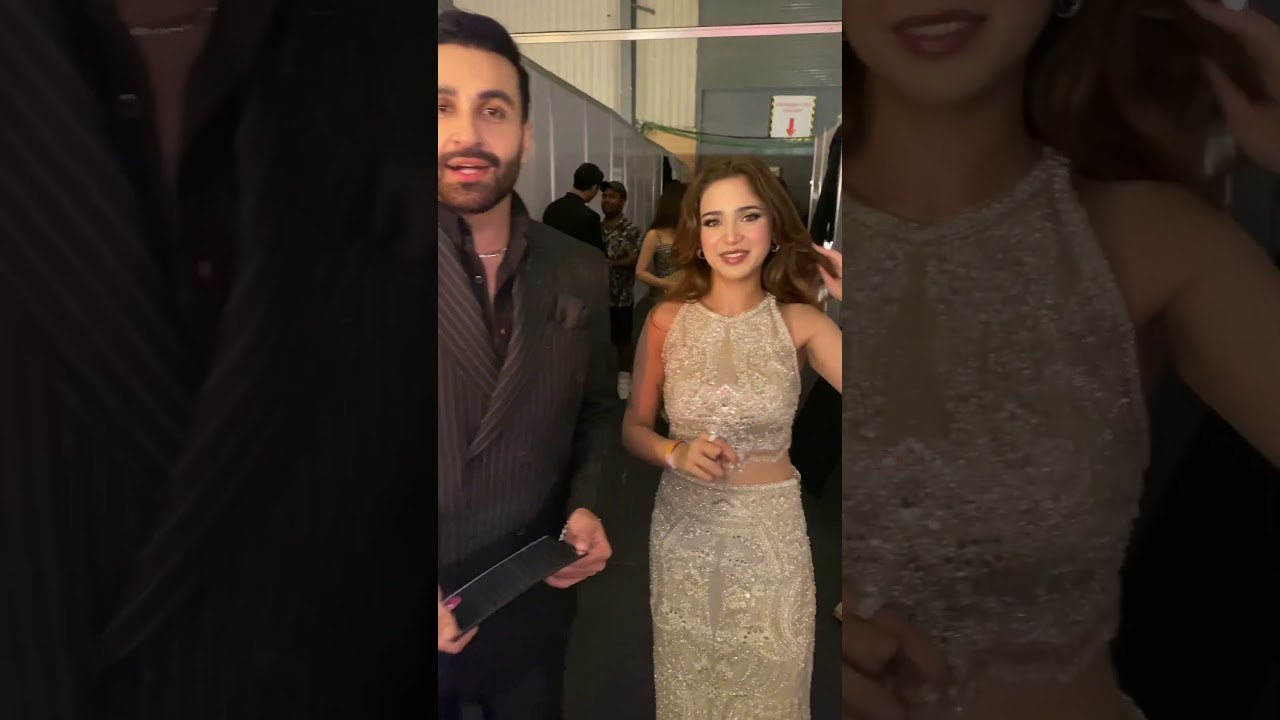 Azfar Rehman & Aima Baig talking about Tamasha at LSA 2023 backstage 🔥