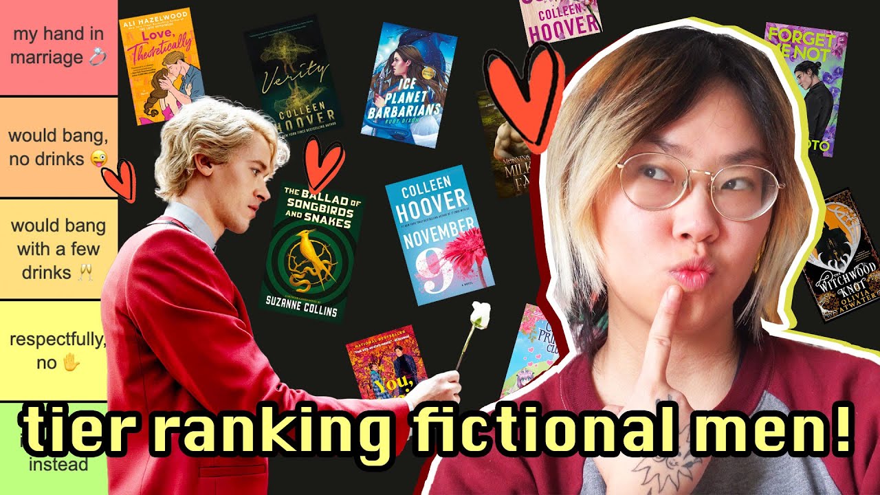 Tier ranking 23 love interests from books I read in 2023 (President Snow, aliens, faeries, & more)