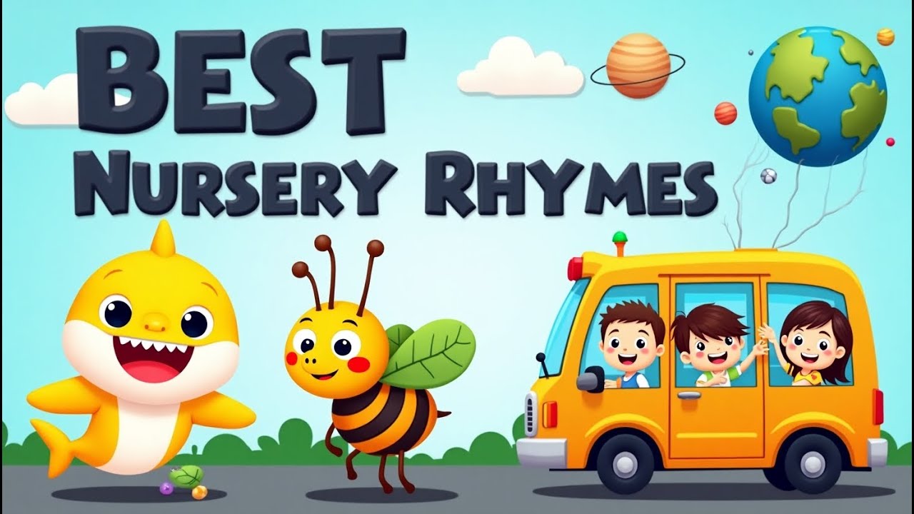 Sing- Along Nursery Rhymes compilation 🎵 | Baby Shark, Wheels on the Bus | Songs For Kids