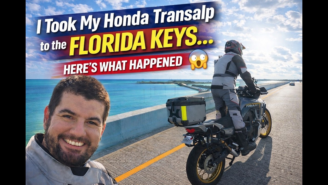 Florida Keys on the Honda Transalp XL750 | This Ride Hit Different