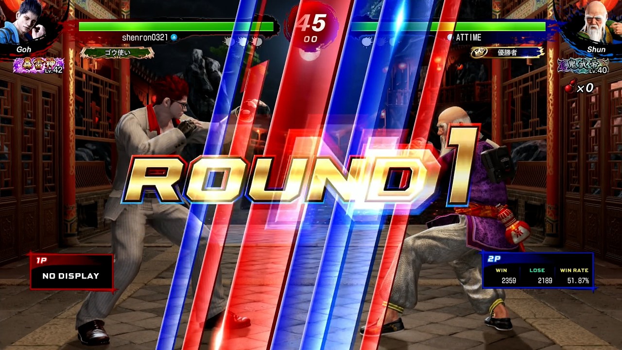 【VF5 R.E.V.O. 高段位戦】 轟雷神 日守剛 VS 鬼武帝 舜帝