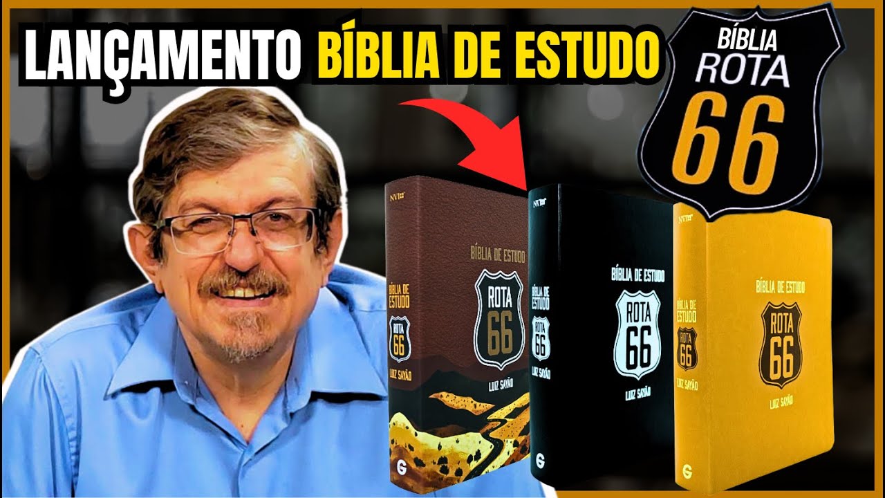 👑Bíblia de Estudo ROTA 66 NVI - Luiz Sayão  | Flávio Sacramento