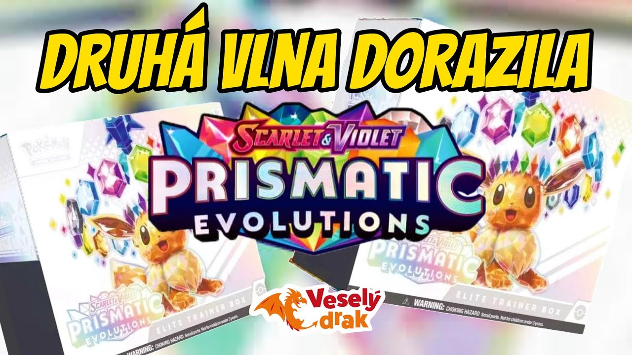 Konečně otevíráme ETB Prismatic Evolutions a soutěž pro VÁS! 🧡