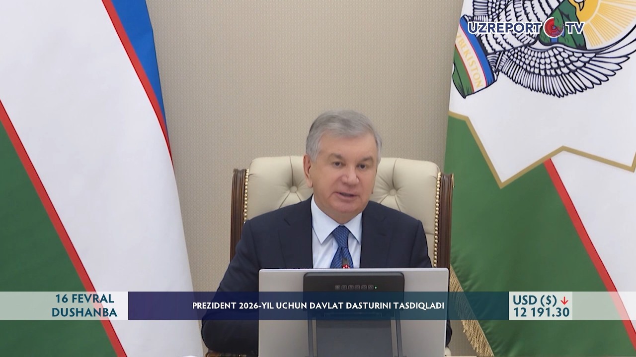 Prezident 2026-yil uchun davlat dasturini tasdiqladi