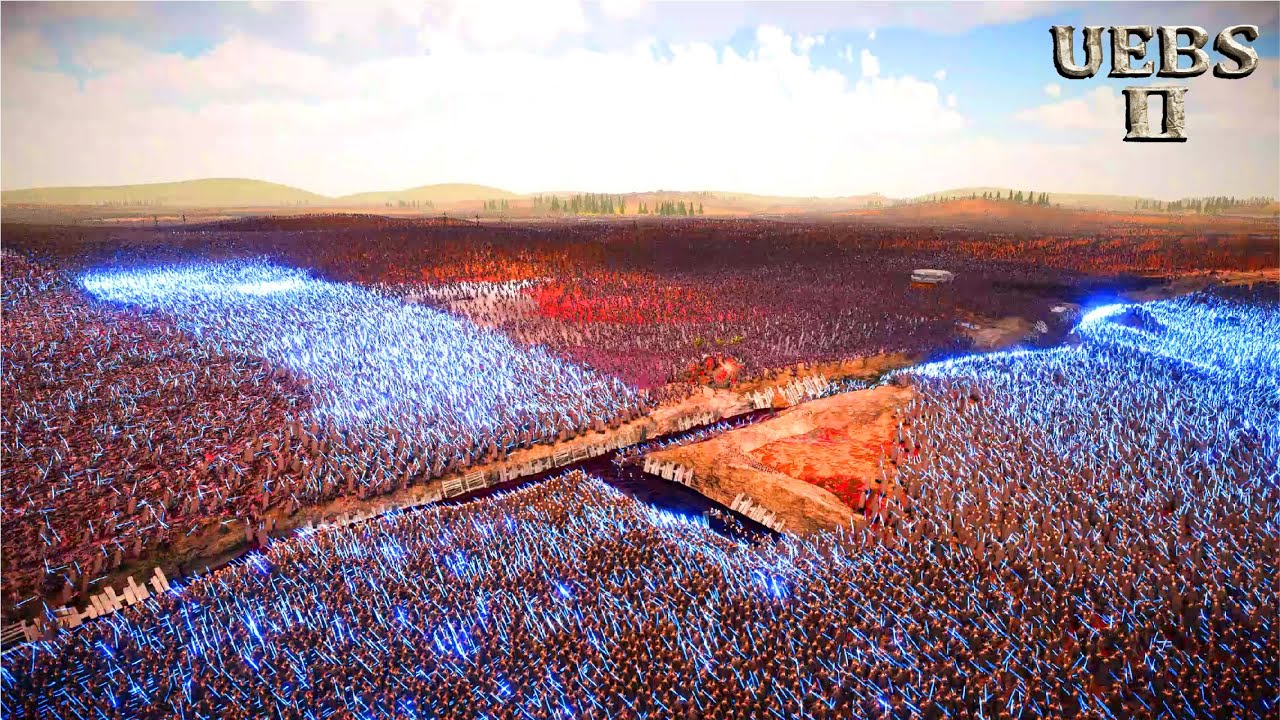 TRENCH WARFARE 500,000 JEDI KNIGHTS vs 4,000,000 ZOMBIES | Ultimate Epic Battle Simulator 2 | UEBS 2