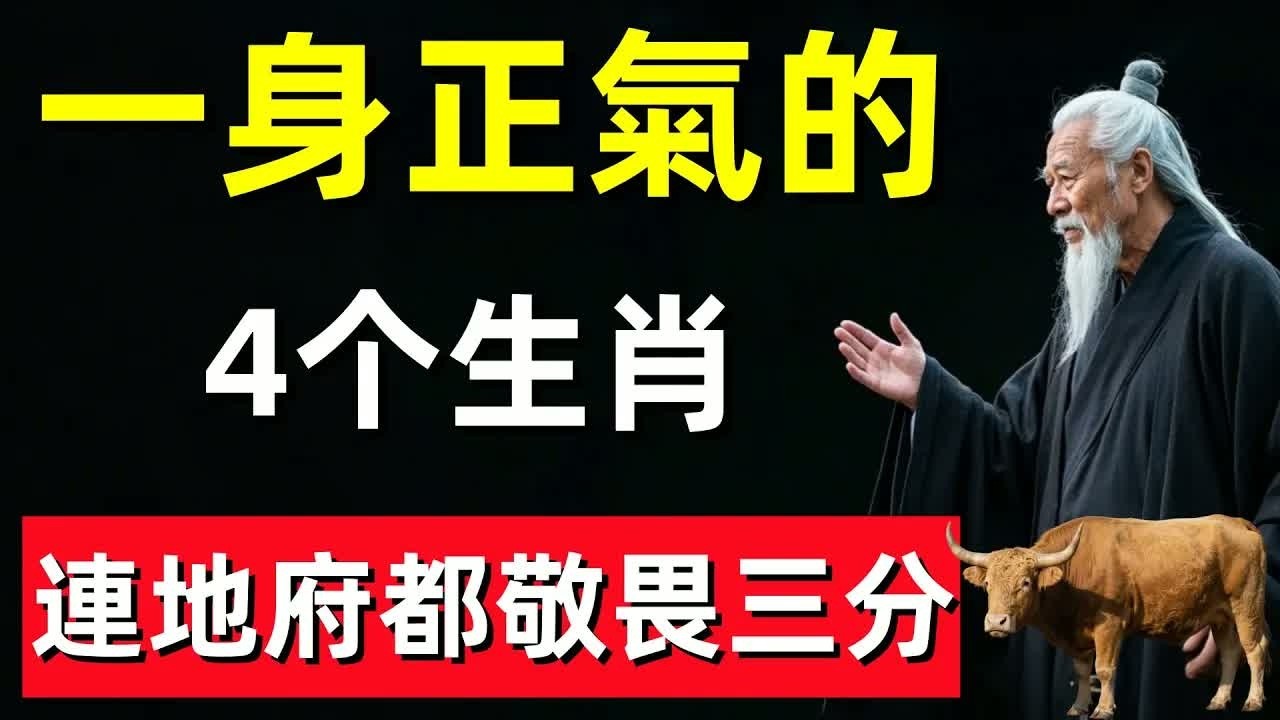 這4个生肖一身正氣，連地府都敬畏三分！#修行思維 #修行 #福報 #禪 #道德經 #覺醒 #開悟 #禅修