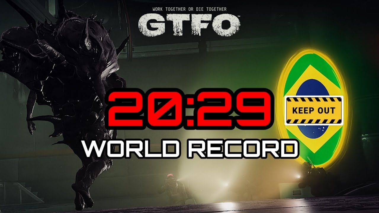[GTFO] Скоростной заезд - R7E1 [МИРОВОЙ РЕКОРД]