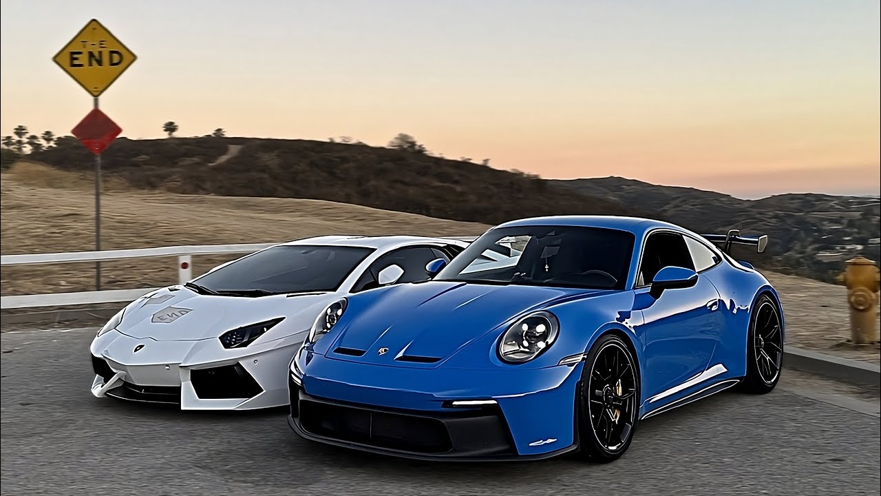 Terrorizing LA In Straight Piped Aventador and GT3