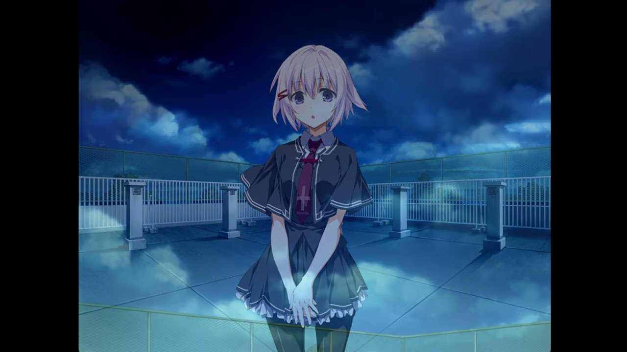 Tsui no Sora Remake - Mamiya Takuji encounters Otonashi Ayana at the rooftop for the last time