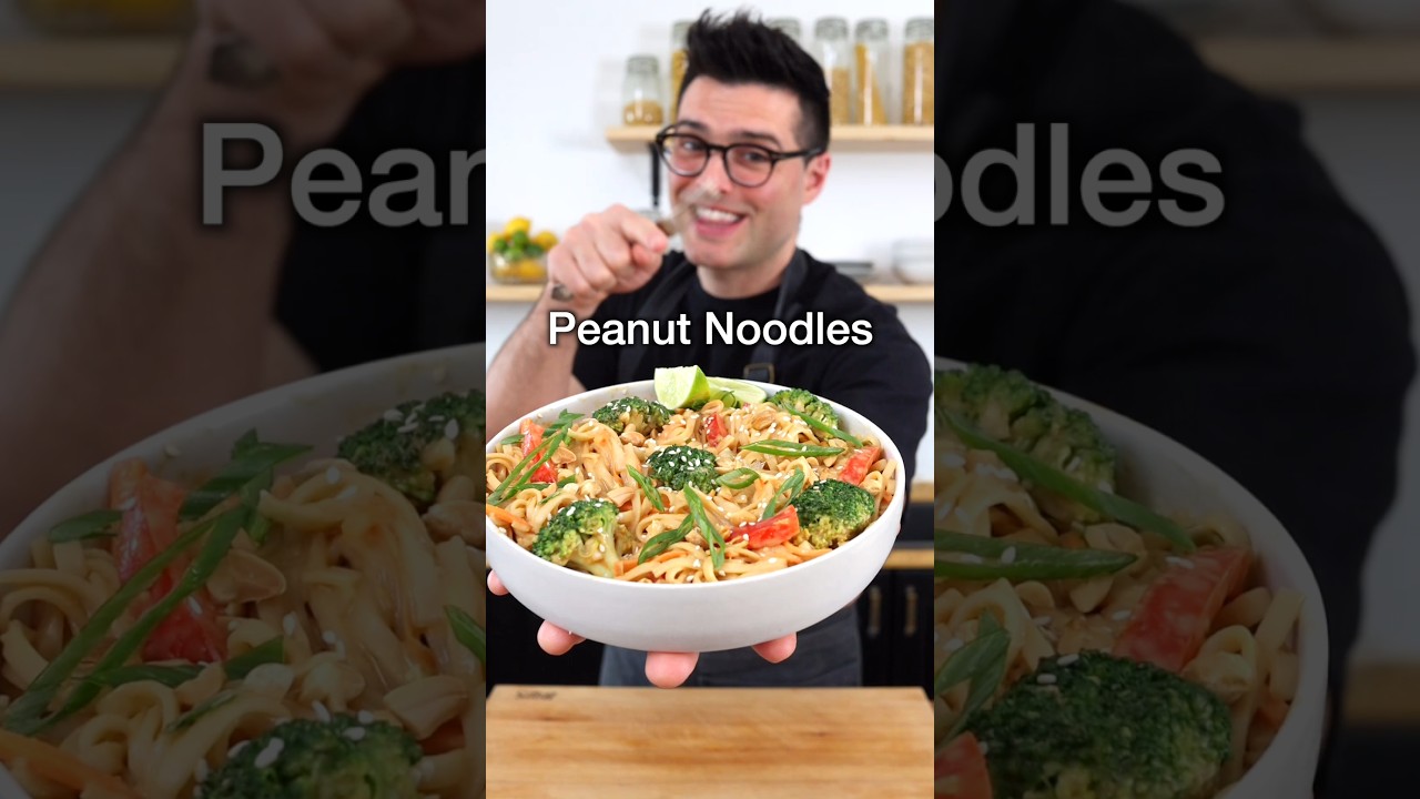 Peanut Noodles in 20 minutes