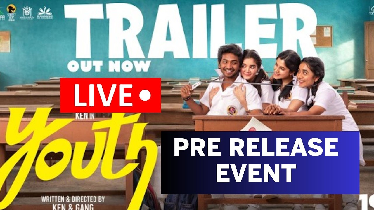 🔴LIVE: Pre Release Event of the movie YOUTH | Dhanush | Vetrimaaran | GV Prakashkumar | N18L
