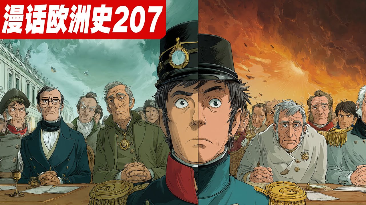 拿破仑的滑铁卢：从辉煌到落幕，究竟是天意还是人祸？《漫话欧洲史207》威灵顿|普鲁士|战役|欧洲历史|军事战略|法国大革命|反法同盟|中央位置战略|比利时|英荷联军|布吕歇尔|皇帝近卫军|历史转折点