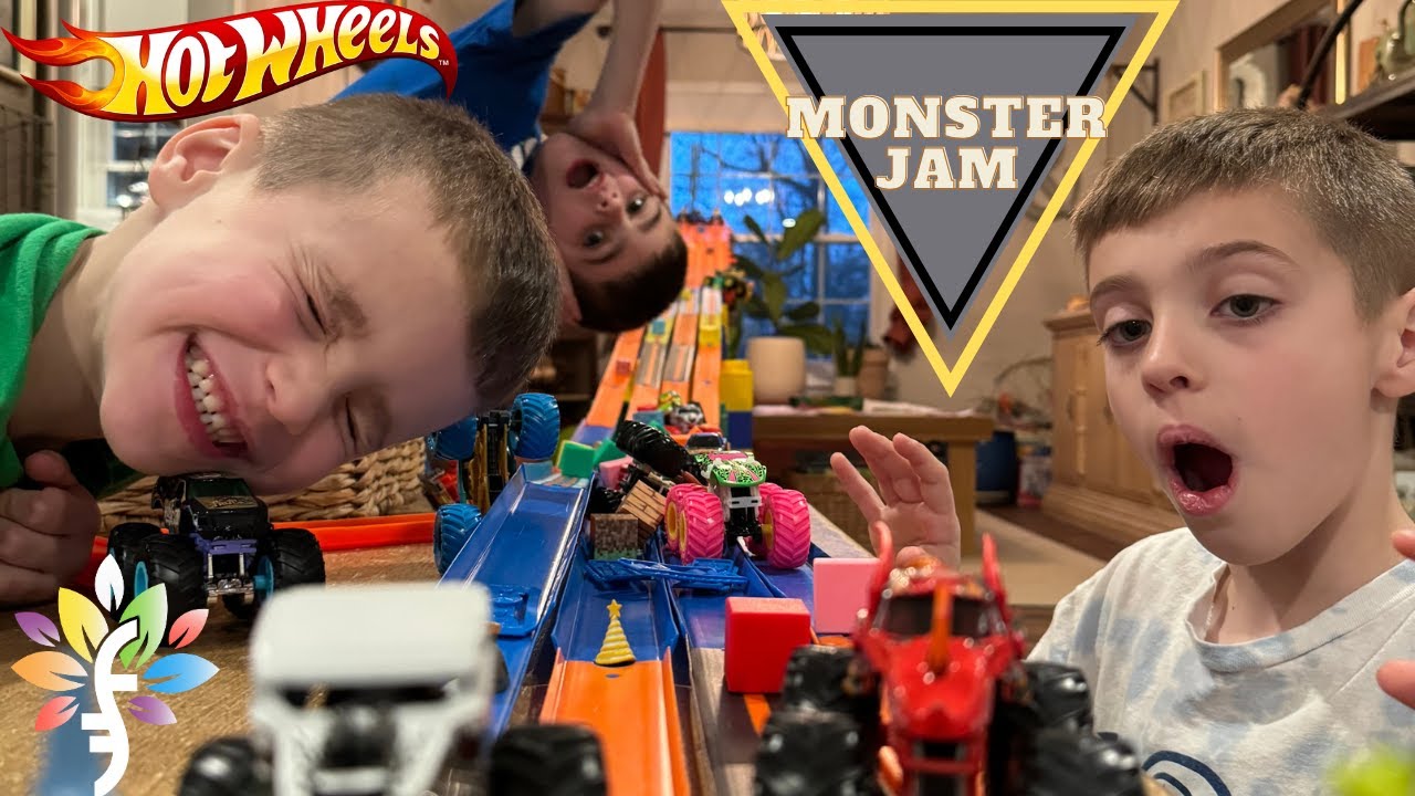 Monster Madness: MONSTER JAM Challenges HOT WHEELS