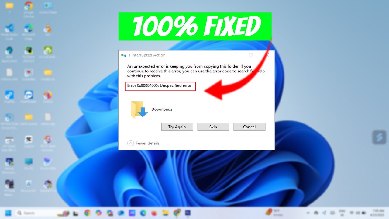 How to Fix 0x80004005 Error on Windows 10/11 &ndash; Step by Step