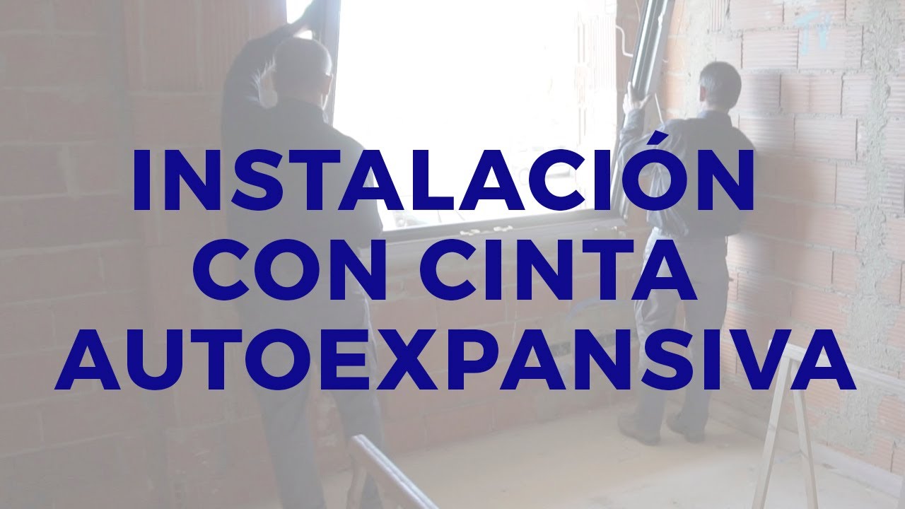 Instalaci&oacute;n ventana con cinta autoexpansiva en una obra de una vivienda
