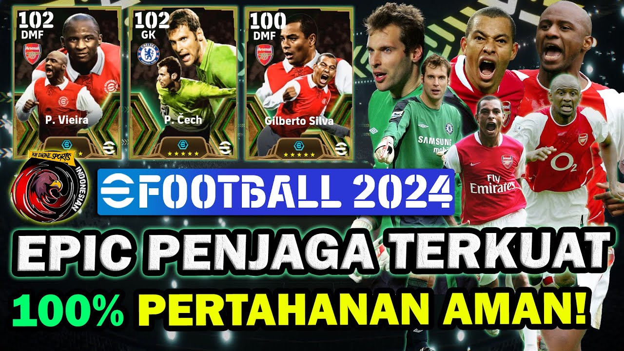 DAHSYAT! EPIC PENJAGA TERKUAT! ADA VIEIRA 102, CECH 102, SILVA 100 & BIKIN LAWAN KESULITAN CETAK GOL