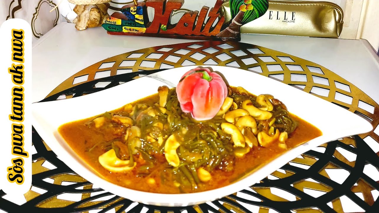 47) Me ki jan pou'n fè yon bon sòs pwa tann ak nwa ak vyann bèf // Recette cuisine haïtienne