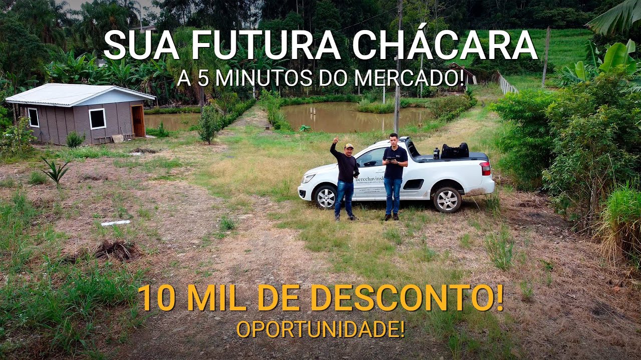 CHÁCARA DOS SONHOS AGORA COM R$ 10 MIL DE DESCONTO! - DE 150 POR 140 MIL POR TEMPO LIMITADO!