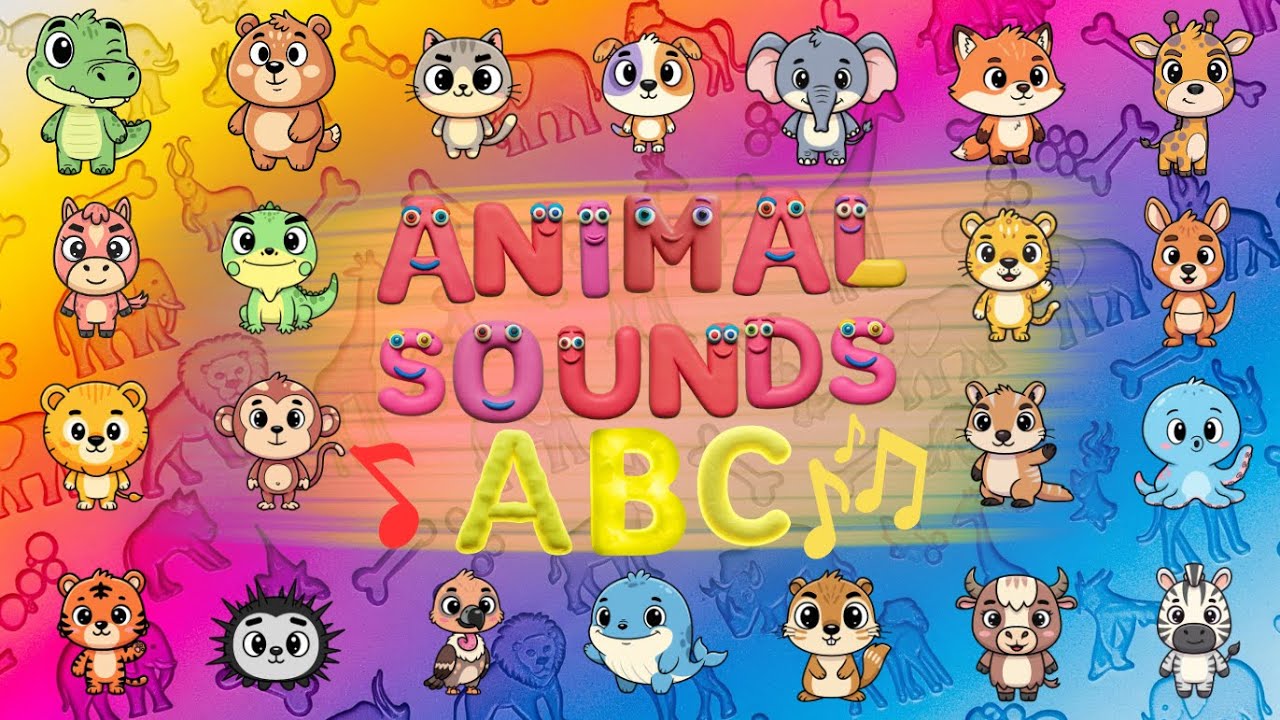 ABC Animal Sounds Song | Baby Animals Alphabet Adventure | Roar, Meow, Woof! 🐾