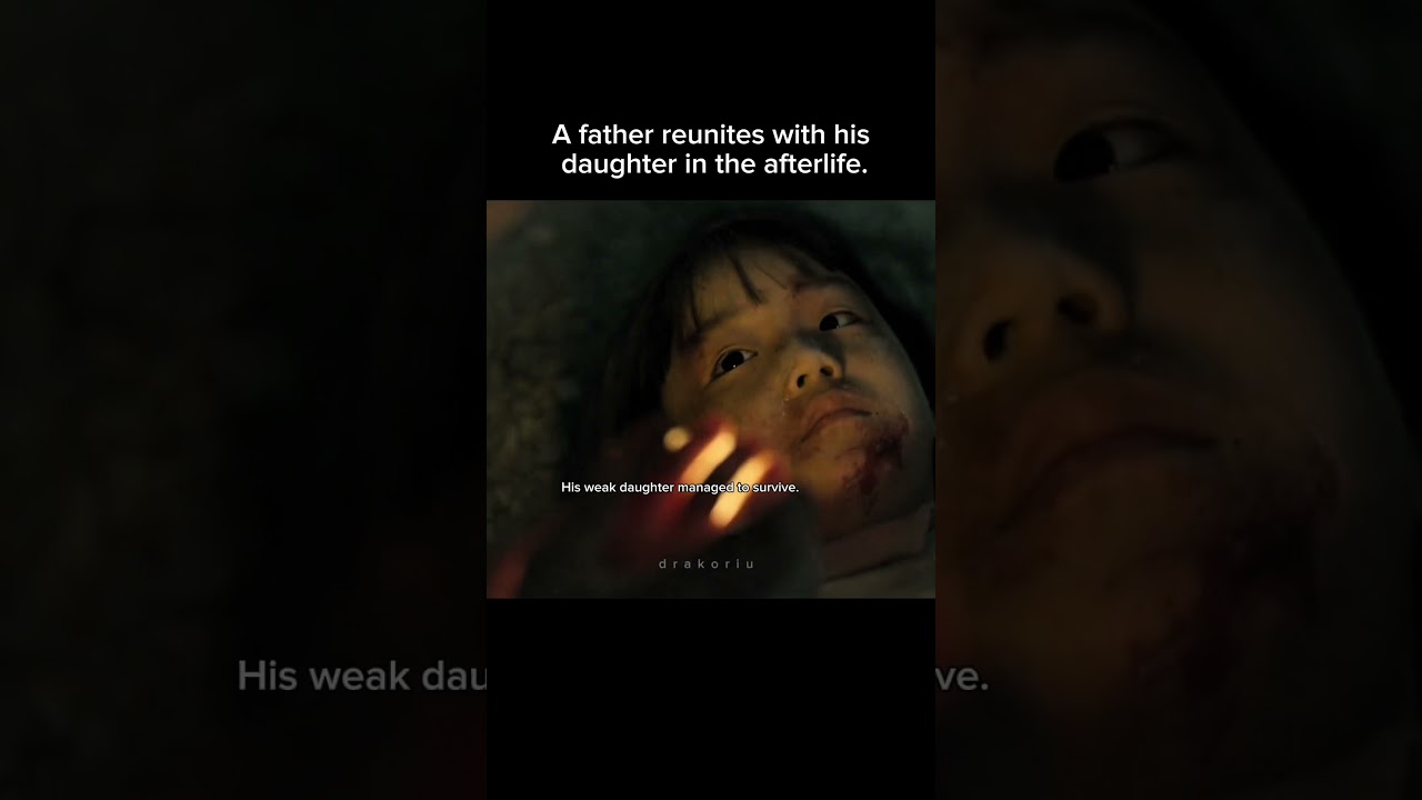 In the afterlife a father reunites with his daughter.🥹 #lightshop #kdrama #shorts #familymatters