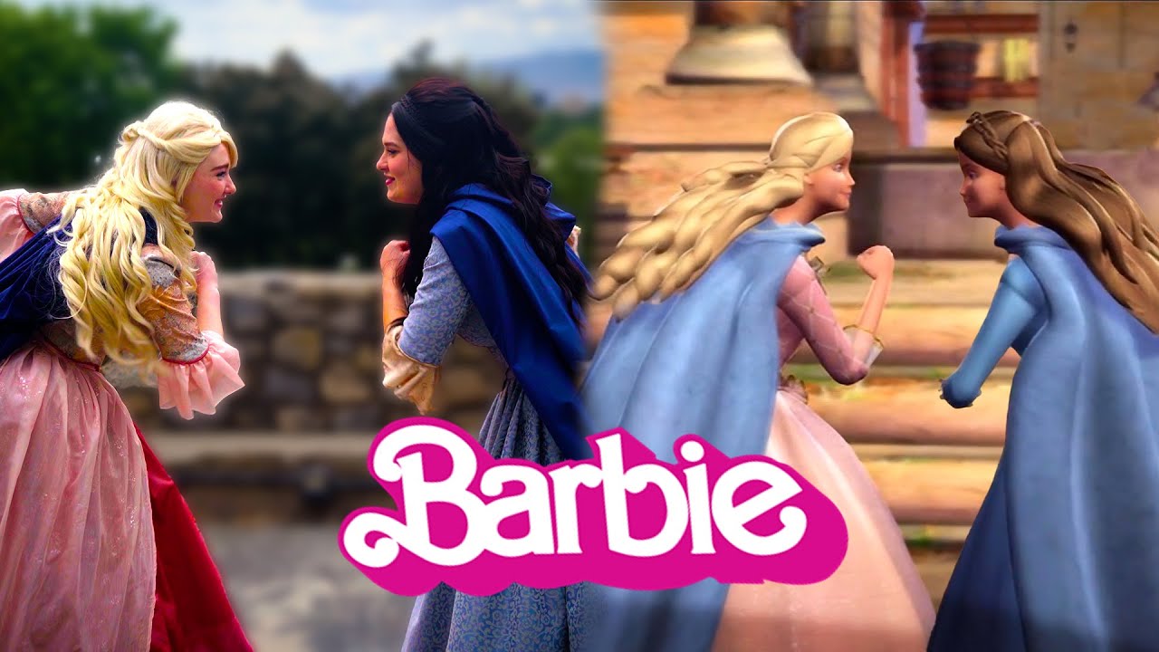 Barbie - Girl Like You - LIVE ACTION vs CARTOON