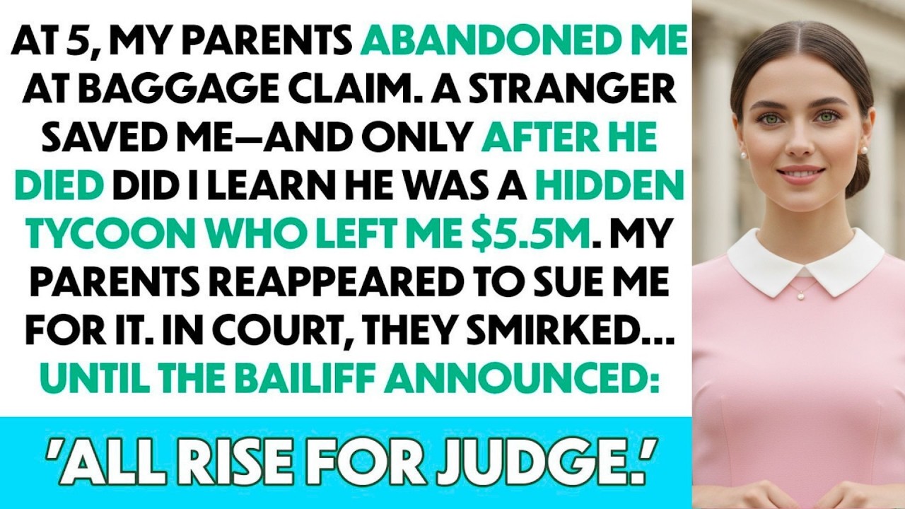 My Parents Abandoned Me at 5 — Then Sued Me for $5.5M My Adoptive Dad Left in His Will