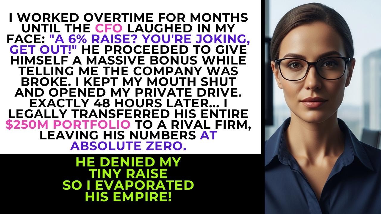 CFO Laughed At My Raise    I Walked Out With His $250M Portfolio! 👋