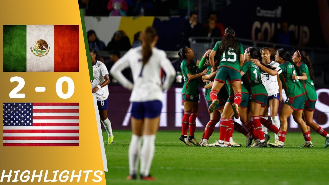 🇲🇽 ¡México muestra su clase! Victoria merecida ante EE.UU. en la W Gold Cup | Resumen del partido