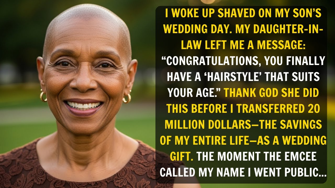 I Was Bald on My Son’s Wedding Day – Daughter In Law’s Message Took Me by Surprise!