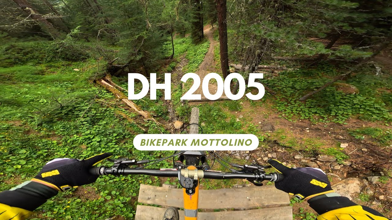 DH 2005 Downhill Track Black Line World Cup 2005 Bikepark Mottolino Livigno 🇮🇹 Full run POV RAW
