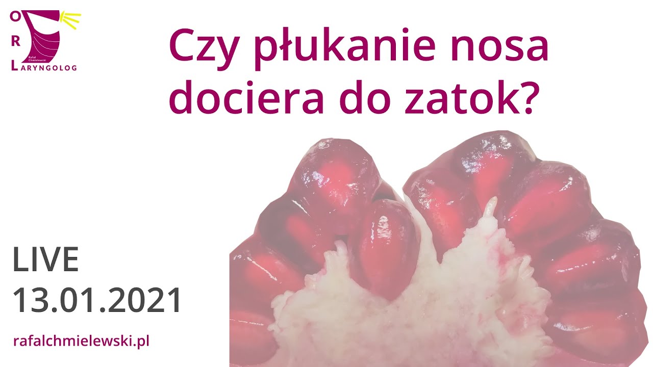 Czy płukanie nosa dociera do zatok? - odpowiedź z live'a 13.01.2021 - R. Chmielewski i P. Zielińska