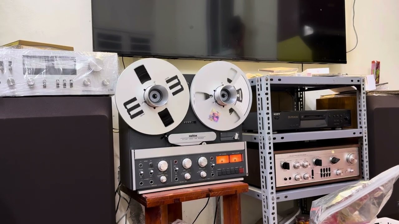 Revox B77 mkii chữ vàng tốc 15 phiên bản 2 track , bác nào yêu call em . Đt 0912562882