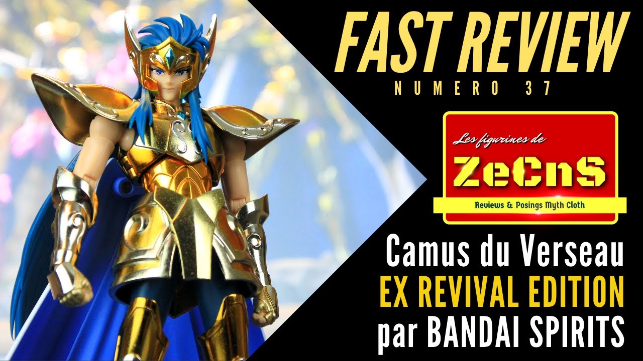 Saint Seiya Myth Cloth - ZeCnS Fast Review - Camus du Verseau EX Revival Bandai Spirits Review