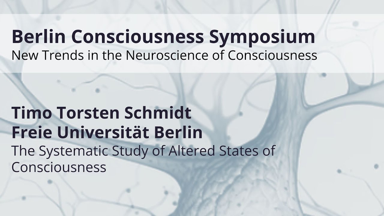 The Systematic Study of Altered States of Consciousness