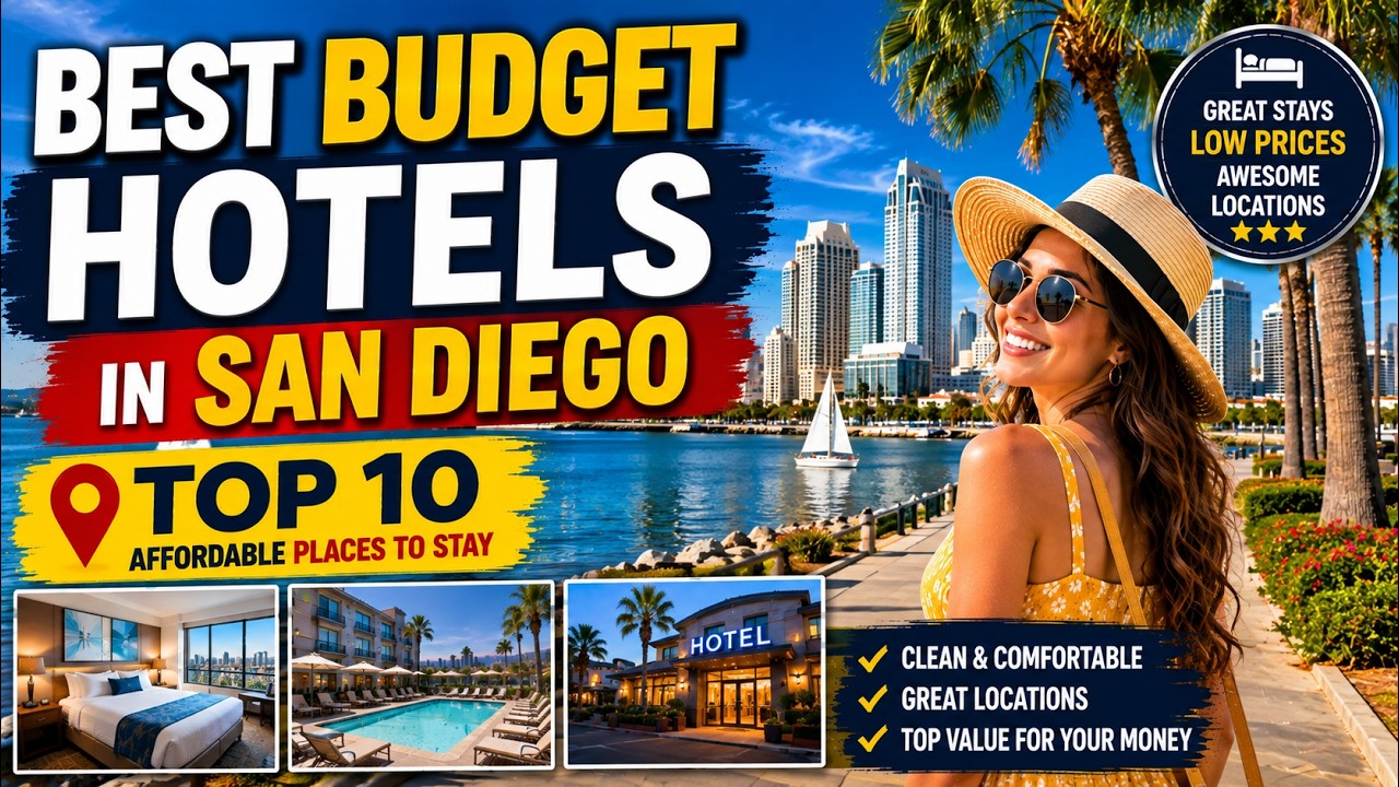 The Ultimate Guide to San Diego's Top 10 Budget Hotels | 2025's Best!