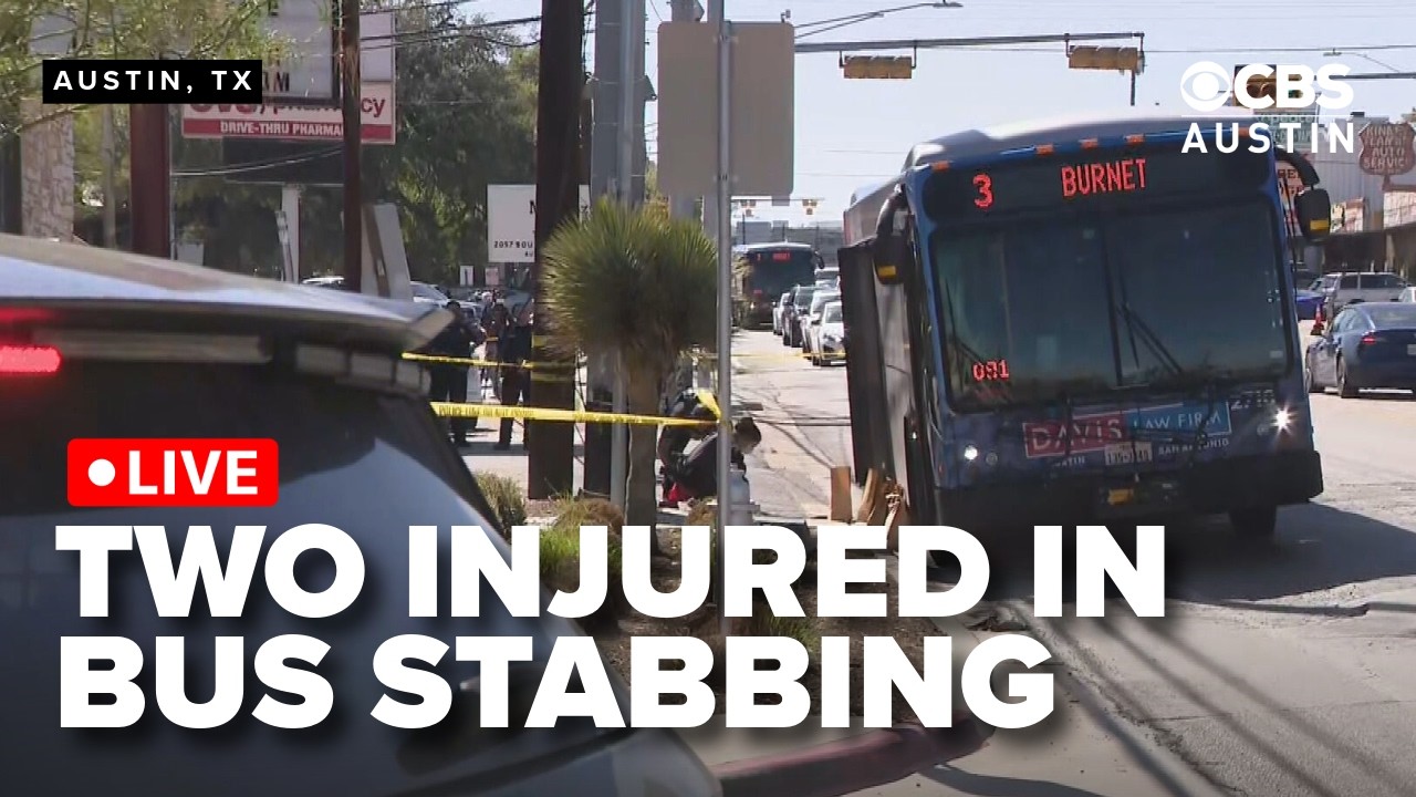 WATCH LIVE: Two injured in stabbing on CapMetro bus in S Austin