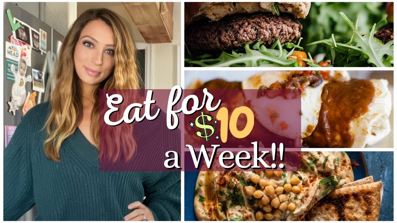 Extreme Budget Meal Plan | A Week of Meals for $10! Sharing my tips and tricks