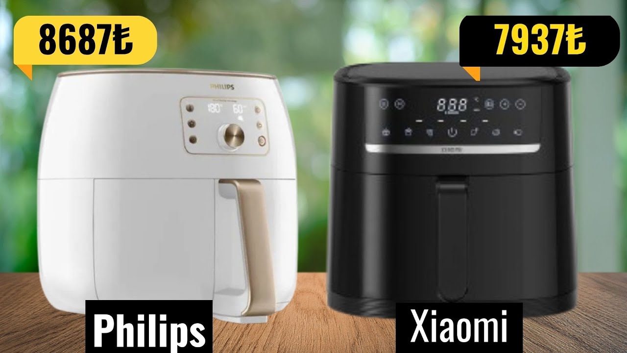 Philips HD9870/20 Airfryer Xxl Smart vs Xiaomi Mi Smart Air Fryer 6 Litre