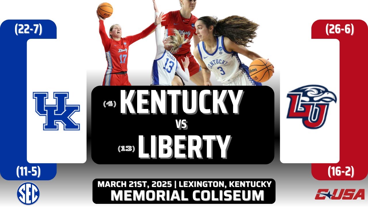 (4) Kentucky vs (13) Liberty | NCAA Tournament: First Round | 3.21.25