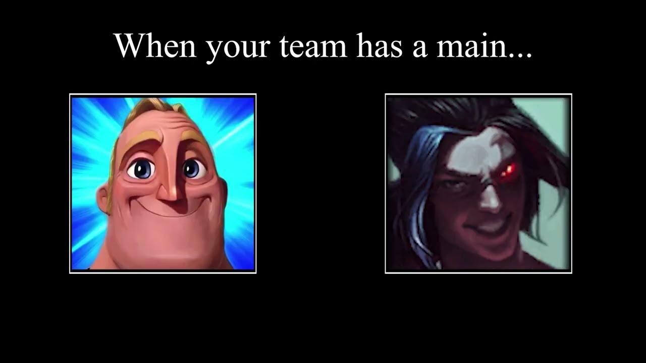 When your team has a main...