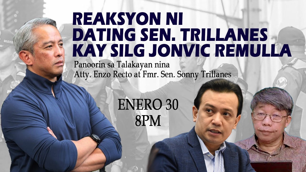 REAKSYON NI DATING SEN. TRILLANES KAY SILG JONVIC REMULLA
