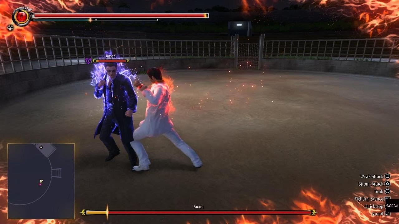 Yakuza Kiwami 3 jo amon fight and relaxing after