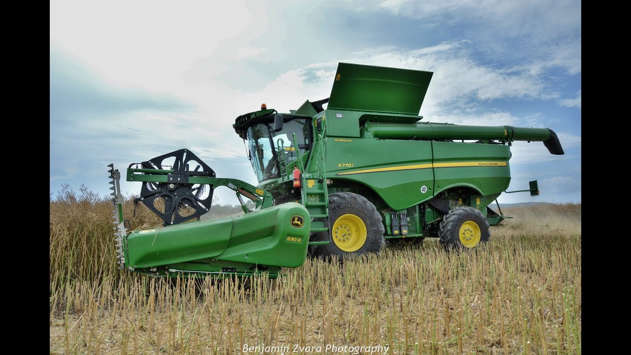 2018 HARVEST / Žatva / Żniwa- John Deere S770i ; Agroslužby - Farma Sikora ; Vinica a.s.