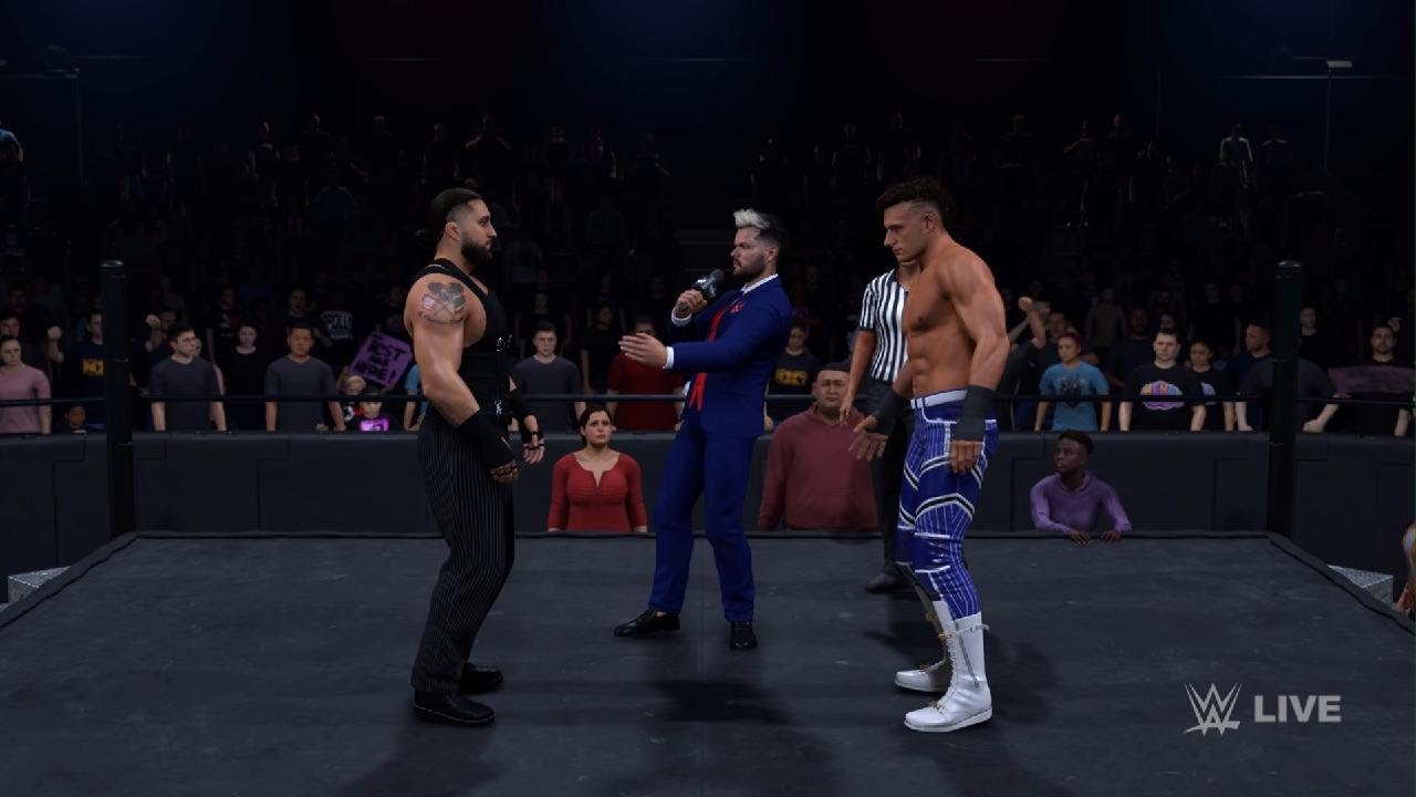 WWE 2K26 TONT D ANGELO VS CHANNING STACKS LORENZO UNDERGROUND MATCH