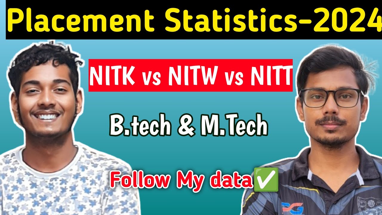 NITK Surathkal vs NIT Warangal vs NIT Trichy placement 2024 