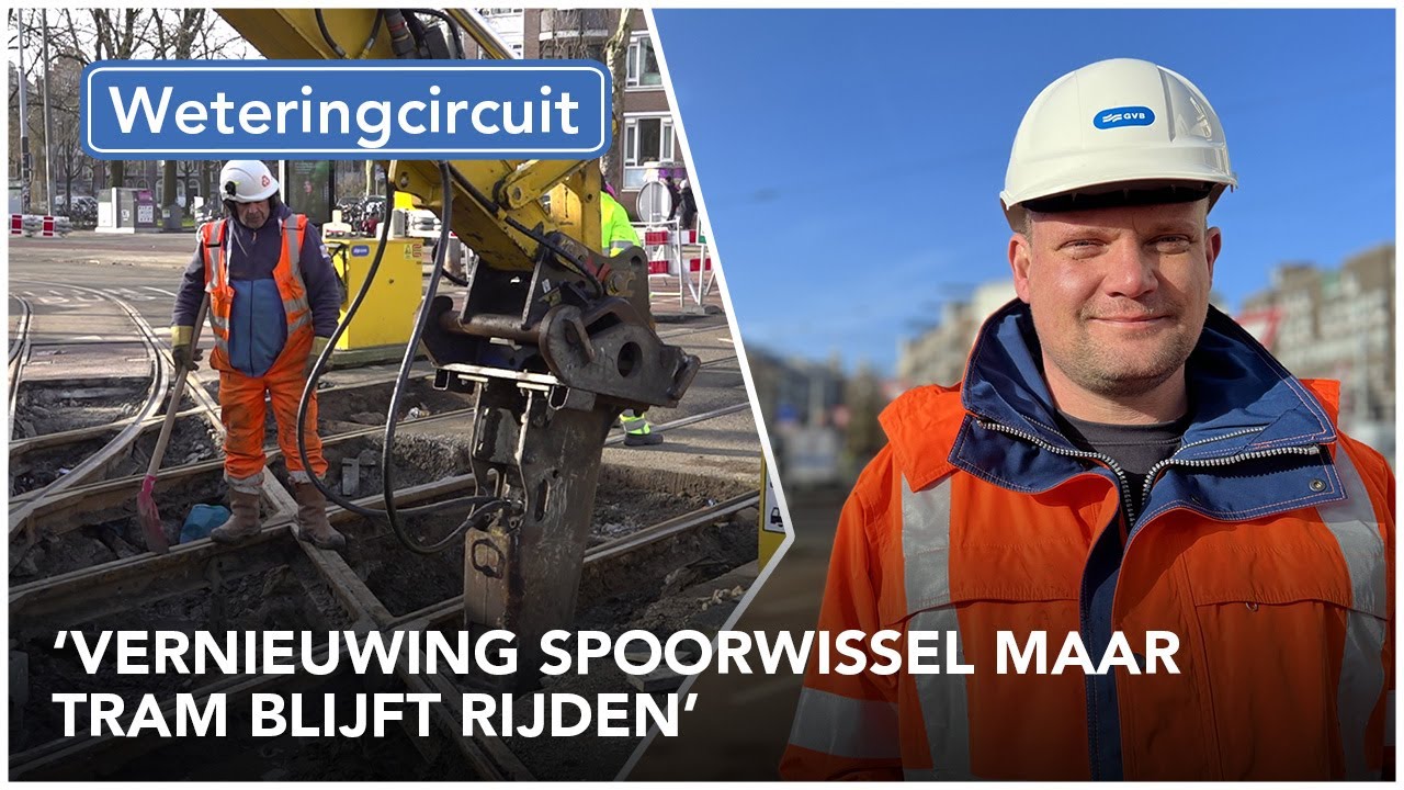 Werkzaamheden tramspoor Weteringcircuit